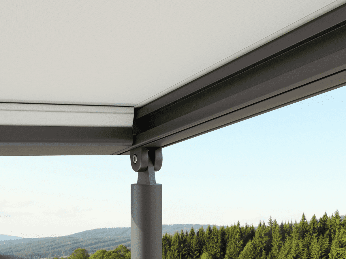 markilux pergola compact awning connecting post