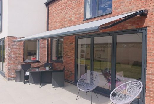 The Weinor Cassita II awning fitted in Alcester, Warwickshire, provides the perfect solution to enhance your outdoor living experience, with remote control and wind sensor for easy and convenient operation, and a stylish and functional design that adds value to your outdoor living space.