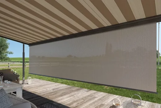 Inside View of Weinor Plaza Viva Awning with Valance